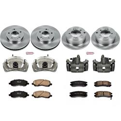 PowerStop Z17 Evolution Plus Stock Replacement Brake Kits with Calipers KCOE1683