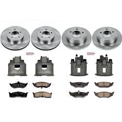 PowerStop Z17 Evolution Plus Stock Replacement Brake Kits with Calipers for 1999-2004 300M, 1999-2000 LHS - KCOE1693