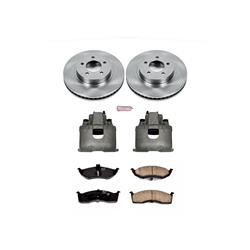 PowerStop Z17 Evolution Plus Stock Replacement Brake Kits with Calipers for 1998-2004 CONCORDE, INTREPID - KCOE1694