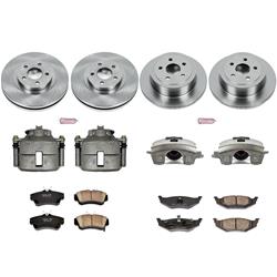 PowerStop Z17 Evolution Plus Stock Replacement Brake Kits with Calipers for 2001-2003 PT CRUISER - KCOE1705A