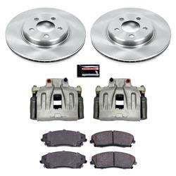 PowerStop Z17 Evolution Plus Stock Replacement Brake Kits with Calipers for 2012-2021 300, CHALLENGER, CHARGER - KCOE1714A