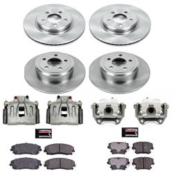 PowerStop Z17 Evolution Plus Stock Replacement Brake Kits with Calipers for 2012-2020 CHARGER, CHALLENGER, 2012-2021 300 - KCOE1715A