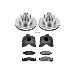 PowerStop Z17 Evolution Plus Stock Replacement Brake Kits with Calipers for 1987-1993 E-150 ECONOLINE, F-150, 1990-1993 E-150 ECONOLINE CLUB WAGON - KCOE1766