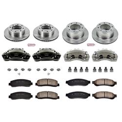 PowerStop Z17 Evolution Plus Stock Replacement Brake Kits with Calipers for 2005-2007 F-250 SUPER DUTY, F-350 SUPER DUTY - KCOE1782