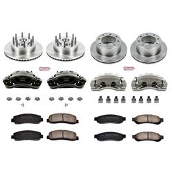 PowerStop Z17 Evolution Plus Stock Replacement Brake Kits with Calipers for 2005-2007 F-250 SUPER DUTY, F-350 SUPER DUTY - KCOE1797