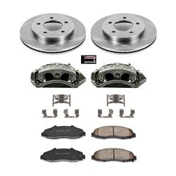 PowerStop Z17 Evolution Plus Stock Replacement Brake Kits with Calipers for 1997-2000 F-150 - KCOE1866