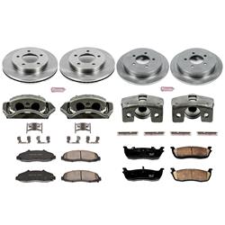 PowerStop Z17 Evolution Plus Stock Replacement Brake Kits with Calipers for 2000-2003 F-150, 2004 F-150 HERITAGE - KCOE1868