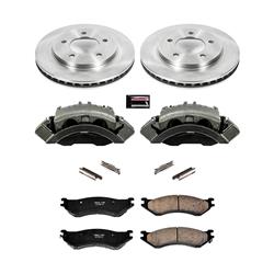 PowerStop Z17 Evolution Plus Stock Replacement Brake Kits with Calipers for 1997-2002 EXPEDITION, 1998-2002 NAVIGATOR - KCOE1869