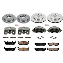 PowerStop Z17 Evolution Plus Stock Replacement Brake Kits with Calipers for 1997-2000 EXPEDITION, 1998-2000 NAVIGATOR - KCOE1870