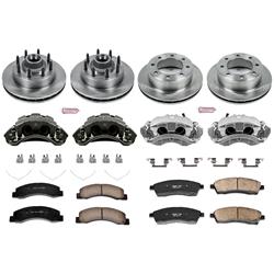 PowerStop Z17 Evolution Plus Stock Replacement Brake Kits with Calipers for 1999-2000 F-350 SUPER DUTY, F-250 SUPER DUTY, 2000 EXCURSION - KCOE1894