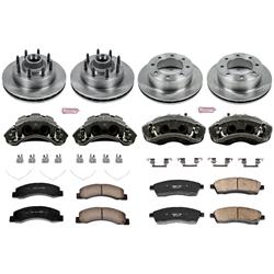 PowerStop Z17 Evolution Plus Stock Replacement Brake Kits with Calipers for 2000-2002 EXCURSION, F-250 SUPER DUTY, F-350 SUPER DUTY - KCOE1894A