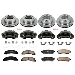 PowerStop Z17 Evolution Plus Stock Replacement Brake Kits with Calipers for 2000-2004 F-350 SUPER DUTY, F-250 SUPER DUTY, 2000-2005 EXCURSION - KCOE1906A