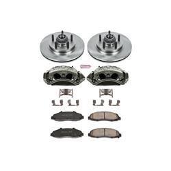 PowerStop Z17 Evolution Plus Stock Replacement Brake Kits with Calipers for 2000-2003 F-150 - KCOE1914