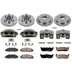 PowerStop Z17 Evolution Plus Stock Replacement Brake Kits with Calipers for 2002 BLACKWOOD, 2000-2003 F-150, 2004 F-150 HERITAGE - KCOE1915