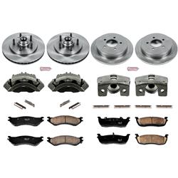 PowerStop Z17 Evolution Plus Stock Replacement Brake Kits with Calipers KCOE1919