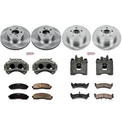 PowerStop Z17 Evolution Plus Stock Replacement Brake Kits with Calipers for 2003 EXPLORER SPORT - KCOE1924