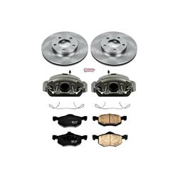 PowerStop Z17 Evolution Plus Stock Replacement Brake Kits with Calipers for 2001-2007 ESCAPE, 2005-2007 MARINER, 2001-2006 TRIBUTE - KCOE1930