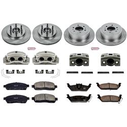 PowerStop Z17 Evolution Plus Stock Replacement Brake Kits with Calipers for 2004 F-150 - KCOE1940