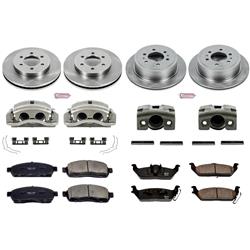 PowerStop Z17 Evolution Plus Stock Replacement Brake Kits with Calipers for 2004 F-150 - KCOE1944
