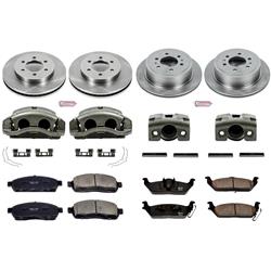 PowerStop Z17 Evolution Plus Stock Replacement Brake Kits with Calipers for 2005-2008 F-150, 2006-2008 MARK LT - KCOE1944A
