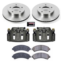 PowerStop Z17 Evolution Plus Stock Replacement Brake Kits with Calipers KCOE2004