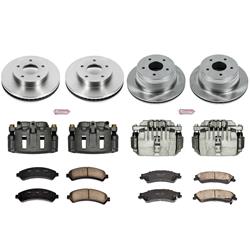 PowerStop Z17 Evolution Plus Stock Replacement Brake Kits with Calipers KCOE2005