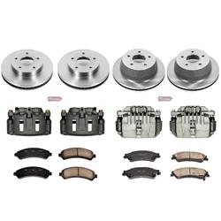 PowerStop Z17 Evolution Plus Stock Replacement Brake Kits with Calipers for 1998-2005 BLAZER, 1998-2001 JIMMY - KCOE2006