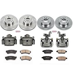 PowerStop Z17 Evolution Plus Stock Replacement Brake Kits with Calipers KCOE200
