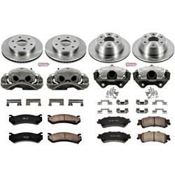 PowerStop Z17 Evolution Plus Stock Replacement Brake Kits with Calipers KCOE2010A