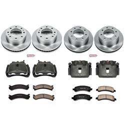PowerStop Z17 Evolution Plus Stock Replacement Brake Kits with Calipers for 2003-2020 EXPRESS 2500, SAVANA 2500 - KCOE2025