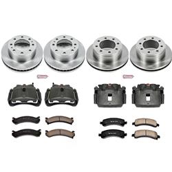 PowerStop Z17 Evolution Plus Stock Replacement Brake Kits with Calipers for 2006-2016 EXPRESS 2500, SAVANA 2500 - KCOE2029