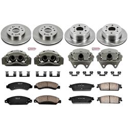 PowerStop Z17 Evolution Plus Stock Replacement Brake Kits with Calipers KCOE2068