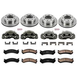Front Only Power Stop KC2071 1-Click Performance Brake Kit with Calipers 