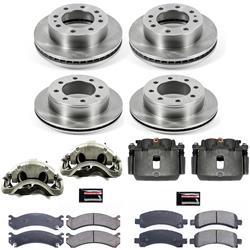 PowerStop Z17 Evolution Plus Stock Replacement Brake Kits with Calipers for 2003-2016 EXPRESS 3500, SAVANA 3500 - KCOE2074