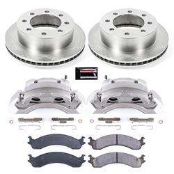 PowerStop Z17 Evolution Plus Stock Replacement Brake Kits with Calipers for 2000-2002 RAM 2500, RAM 3500 - KCOE2156