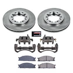 PowerStop Z17 Evolution Plus Stock Replacement Brake Kits with Calipers for 1999-2002 FRONTIER - KCOE2278A