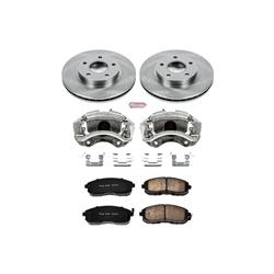 PowerStop Z17 Evolution Plus Stock Replacement Brake Kits with Calipers for 2000-2001 I30 - KCOE2280