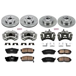 PowerStop Z17 Evolution Plus Stock Replacement Brake Kits with Calipers for 2000-2001 I30 - KCOE2281