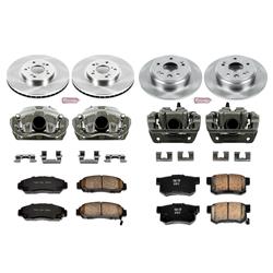PowerStop Z17 Evolution Plus Stock Replacement Brake Kits with Calipers for 1999-2003 TL - KCOE2295
