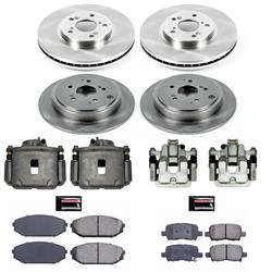 PowerStop Z17 Evolution Plus Stock Replacement Brake Kits with Calipers for 2001-2002 MDX - KCOE2300