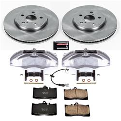PowerStop Z17 Evolution Plus Stock Replacement Brake Kits with Calipers for 2001-2006 LS430 - KCOE2327