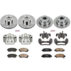 PowerStop Z17 Evolution Plus Stock Replacement Brake Kits with Calipers for 2002-2003 IMPREZA - KCOE2371