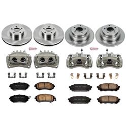PowerStop Z17 Evolution Plus Stock Replacement Brake Kits with Calipers for 2005-2006 9-2X, 2004-2008 FORESTER, 2003-2005 IMPREZA - KCOE2376