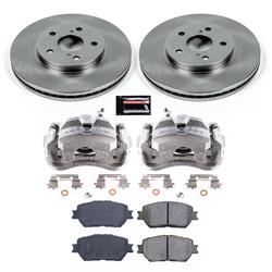 PowerStop Z17 Evolution Plus Stock Replacement Brake Kits with Calipers for 2002-2004 CAMRY - KCOE2414