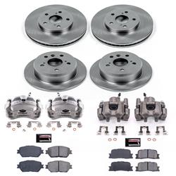 PowerStop Z17 Evolution Plus Stock Replacement Brake Kits with Calipers for 2002-2004 CAMRY - KCOE2416
