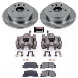 PowerStop Z17 Evolution Plus Stock Replacement Brake Kits with Calipers for 2002-2006 CAMRY, 2002-2003 ES300, 2004-2006 ES330 - KCOE2418
