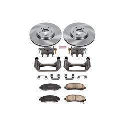 PowerStop Z17 Evolution Plus Stock Replacement Brake Kits with Calipers for 2006-2011 RIDGELINE - KCOE2429