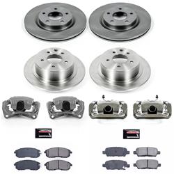 PowerStop Z17 Evolution Plus Stock Replacement Brake Kits with Calipers for 2010 ALTIMA - KCOE242