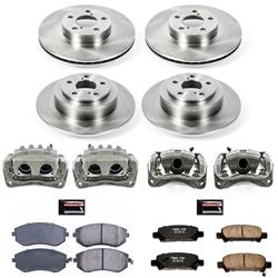 PowerStop Z17 Evolution Plus Stock Replacement Brake Kits with Calipers for 2006-2011 RIDGELINE - KCOE2430