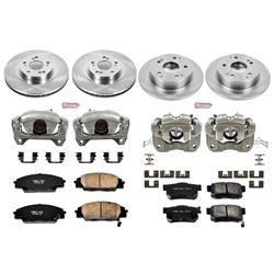 PowerStop Z17 Evolution Plus Stock Replacement Brake Kits with Calipers for 2002-2006 RSX - KCOE2441